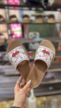 Load image into Gallery viewer, Fresita - Strawberry Coquette Mexican White Sandals