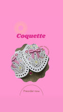 Cargar imagen en el visor de la galería, Coquette 3D Mommy and me-  Embroidered Lace Up Huaraches