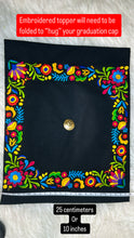 Load image into Gallery viewer, Embroidered graduation cap topper (w/o button) IN STOCK