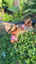 Load image into Gallery viewer, Clarissa - Tan Embroidered Buckle PREORDER