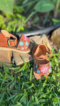 Load image into Gallery viewer, Clarissa - Tan Embroidered Buckle PREORDER