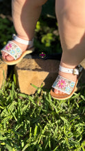 Load image into Gallery viewer, Clarissa - White Embroidered Buckle