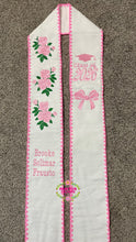 Load image into Gallery viewer, 2026 Coquette Embroidered Graduation Sarape Sash stole SOLD OUT