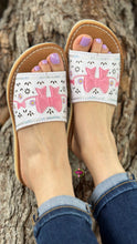 Cargar imagen en el visor de la galería, White Coquette - Mexican Pink Bow Sandals