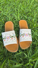 Load image into Gallery viewer, Catalina - White Leather Embroidered Sandals