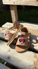 Load image into Gallery viewer, Minnie Buckle Tan Open Toed PREORDER