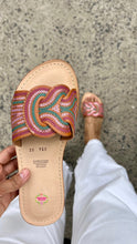 Load image into Gallery viewer, Single Brown Sequin Sandals
