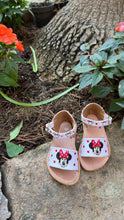 Load image into Gallery viewer, Minnie White Open Toed Buckle