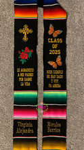 Load image into Gallery viewer, 2025* Le Agradezco - Cross Graduation Stole Sarape Sash SOLD OUT