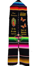 Cargar imagen en el visor de la galería, *2026* First Gen- Capitulo Monarch and Virgen Graduation stole Sarape Sash IN STOCK