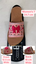 Cargar imagen en el visor de la galería, Pink Coquette Pink Bow Mexican Sandals