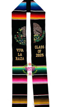 Cargar imagen en el visor de la galería, *2026* Aguila Viva la Raza Graduation Stole Sarape Sash - IN STOCK