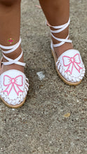 Cargar imagen en el visor de la galería, Coquette Pink - Embroidered Lace Up