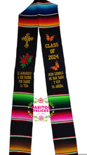 Load image into Gallery viewer, 2025* Le Agradezco - Cross Graduation Stole Sarape Sash SOLD OUT