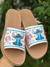 Load image into Gallery viewer, Stitch white sandal preorder