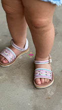Load image into Gallery viewer, Buckle Sequin Sandal mommy and me