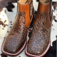 Cargar imagen en el visor de la galería, Botines Café Cincelados  - Womens’ Brown chiseled ankle boots