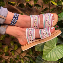 Load image into Gallery viewer, Double Sequin Sandals