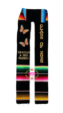 Load image into Gallery viewer, 2025* Monarcas Gracias a mis padres stole Sarape Sash - IN STOCK