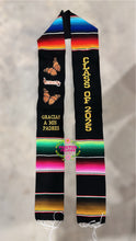 Load image into Gallery viewer, 2025* Michoacán Gracias a mis padres - Thanks to my parents Graduation stole Sarape Sash - IN STOCK