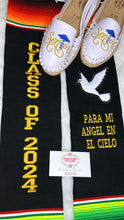 Cargar imagen en el visor de la galería, *2026* Dove - Angel Graduation stole Sarape Sash IN STOCK