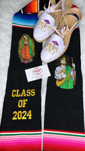 Load image into Gallery viewer, 2025* Virgen and San Judas Graduation Stole Sarape Sash SOLD OUT