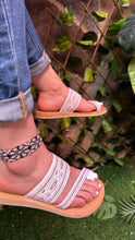 Load image into Gallery viewer, Sequin Cross Toe Sandals PREORDER