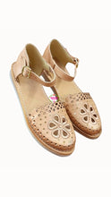 Load image into Gallery viewer, Gold Laser Buckle Huaraches PREORDER