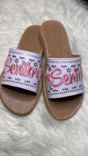 Load image into Gallery viewer, Senior Bow 3D Mexican White Sandals PREORDER