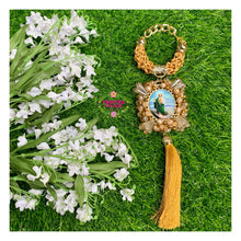 Load image into Gallery viewer, San Judas con Virgencita - St Jude and Virgin Mary Keychain and Car Blessing