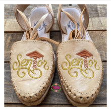 Cargar imagen en el visor de la galería, Tan Senior 2024 Brown - Leather Lace up