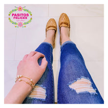 Cargar imagen en el visor de la galería, Trenza Tan - Leather Huaraches