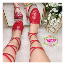 Load image into Gallery viewer, Yellow Platform Lace Up