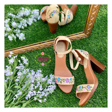 Load image into Gallery viewer, Primavera Heels - Cafe pastel