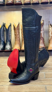 Black Botas Suky - Leather Boots