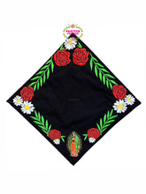 Load image into Gallery viewer, Mexico Virgen Embroidered graduation cap topper
