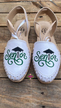 Cargar imagen en el visor de la galería, Senior 2026 - Black and Green Leather Lace Up
