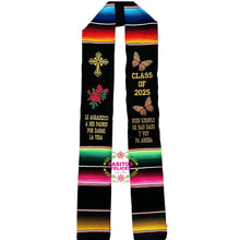 Cargar imagen en el visor de la galería, 2025* Le Agradezco - Cross Graduation Stole IN STOCK
