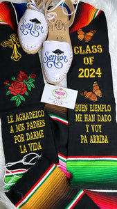 2025* Le Agradezco - Cross Graduation Stole PREORDER