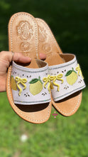 Load image into Gallery viewer, Yellow Lemon Coquette - Mexican Limoncito Sandals
