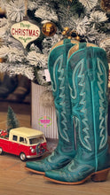 Cargar imagen en el visor de la galería, Olden Turquesa Botas - Leather Boots
