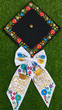Load image into Gallery viewer, White Moño - Unique Embroidered Class of 2026 Bows IN STOCK
