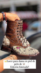 Botas Lacer - Cowhide Leather Tooled Boots PREORDER