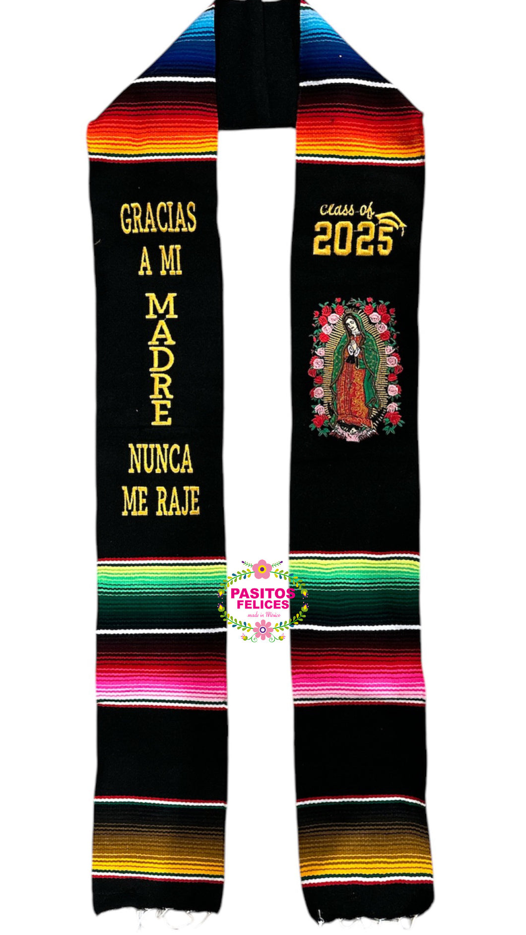 Gracias a mi Madre Virgen Black Stole IN STOCK