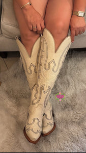Allison Hueso - Bone Leather Boots