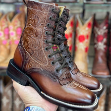 Load image into Gallery viewer, Botas Lacer - Shedron Leather Tooled Boots
