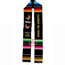 Load image into Gallery viewer, 2025* Michoacán Gracias a mis padres - Thanks to my parents Graduation stole - IN STOCK
