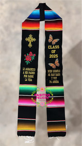 2025* Le Agradezco - Cross Graduation Stole IN STOCK