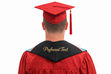 Load image into Gallery viewer, V neck *2026* Aveces lloré - Cross White Graduation stole Sarape Sash IN STOCK
