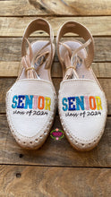 Load image into Gallery viewer, White Senior 2024 - Colorful Lace Up
